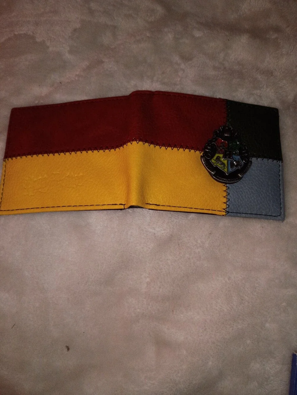 Harry Potter Bifold Wallet- Red, Green, Yellow, Light Blue